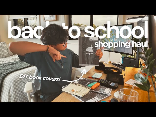 📁 stationery vlog: back to school prep — shopping haul, study tips, productive tools