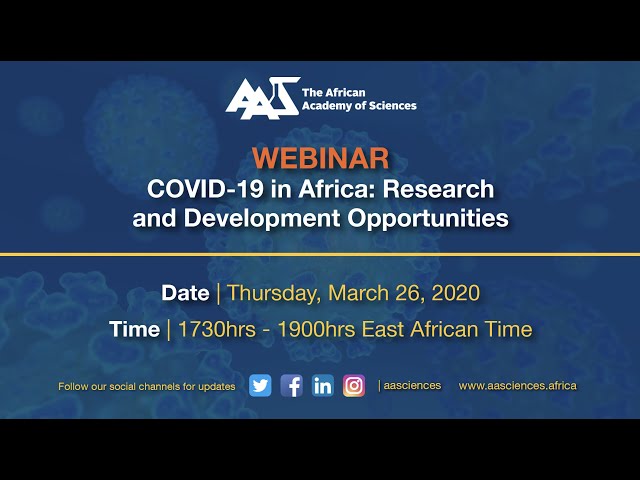 COVID-19 in Africa: Research and Development Opportunities