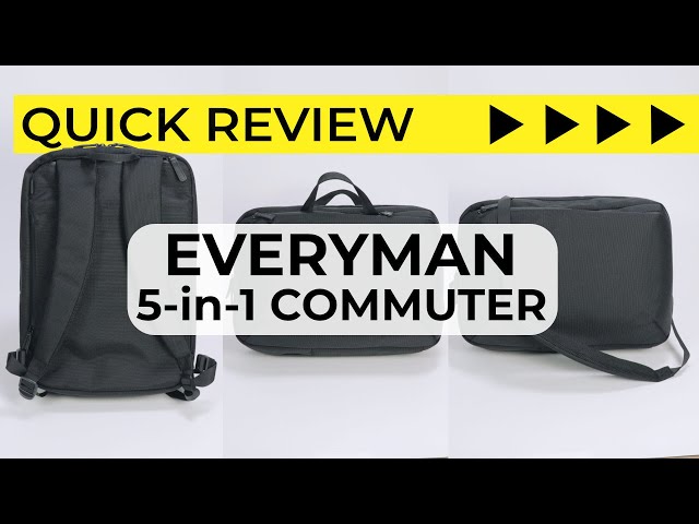 Everyman Hideout 5-Way Commuter Pack - Quick Backpack Review / Tour