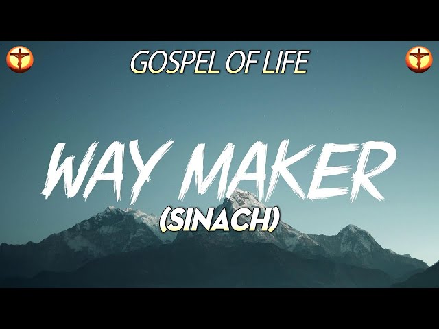 WAY MAKER - SINACH (VIDEO LYRIC) #waymaker #sinach #gospel