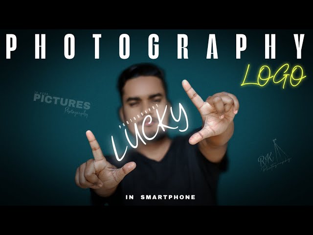 "Create Stylish Photography  Logos on Your Smartphone | PicsArt Editing Tutorial"