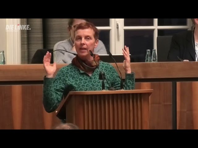 Sabine Leidig zu "Personalausweis für Bedürftige". Stadtverordnetenversammlung am 11.11.24.