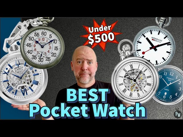 BEST Pocket Watch Under $500 — Tissot Bulova Mondaine Dalvey Stuhrling Gotham Pocketwatch or eBay