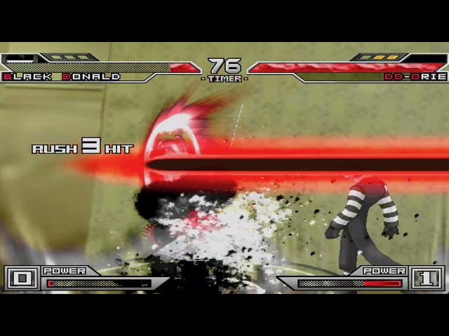 mugen 1.1b1 kof woj red edition john-7 black donald 1p vs dd-orie 12p