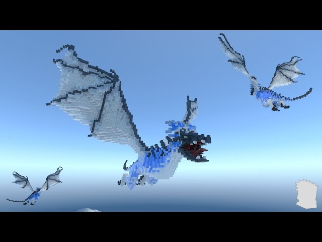 Minecraft: How to Build an Ice Dragon