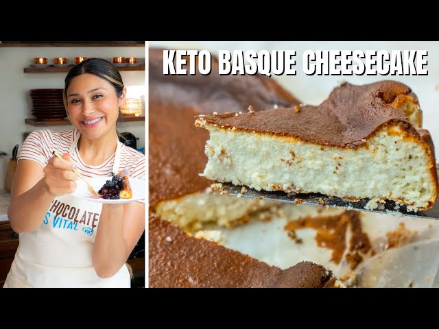 Keto Basque Cheesecake! How To Make Keto Basque Burnt Cheesecake Recipe