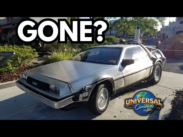 Uncovering the Fate of the DeLorean at Universal Studios Orlando! 🎢