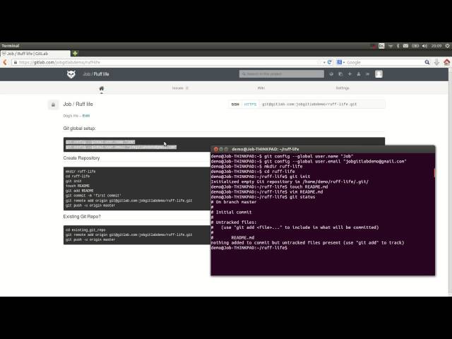 Getting started with Git and GitLab