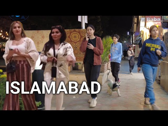 🇵🇰The real NIGHTLIFE in Islamabad  F6 to F10 MARKAZ  walking tour 4k 2025