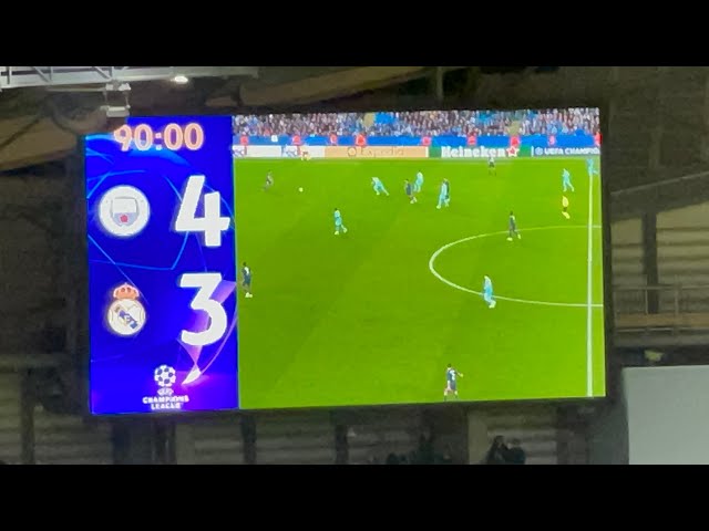 Man City 4-3 Real Madrid | The beautiful game