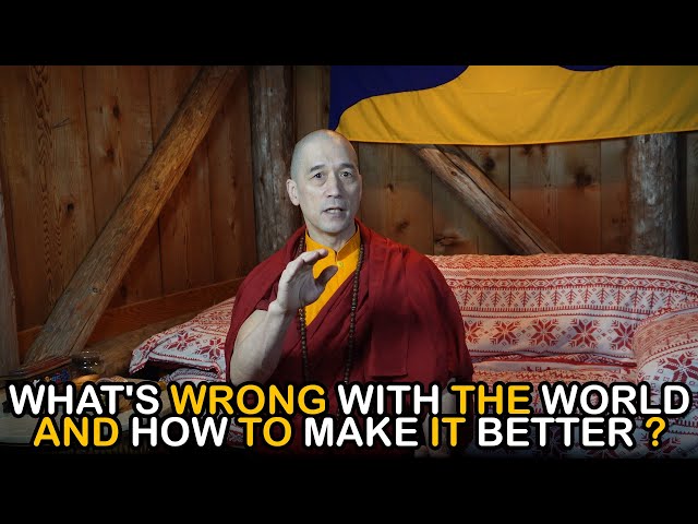 What's wrong with the world  and how to make it better? from the Buddhist perspective.