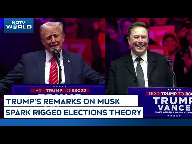 Donald Trump Speech | Trump's Remarks On Musk & Computers Spark Rigged Elections Theory | MAGA Rally