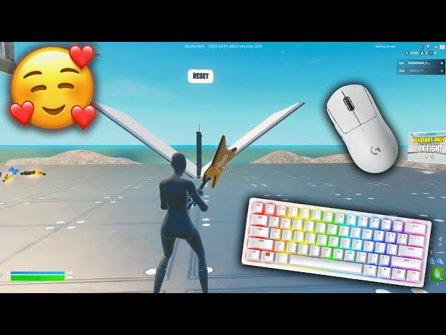 Chill ASMR🤩 1v1 BUILD FIGHT 🏆Satisfying Fortnite Keyboard Sounds