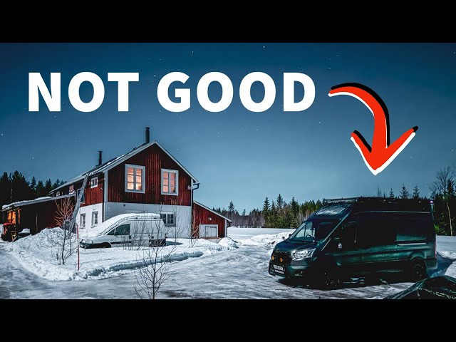 Off to a BAD start | Arctic Vanlife in Sweden