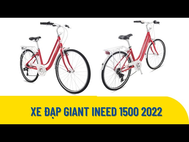 Review Xe Đạp nữ Giant Ineed 1500 2022 màu đỏ cực đẹp | Xe đạp thời trang cao cấp