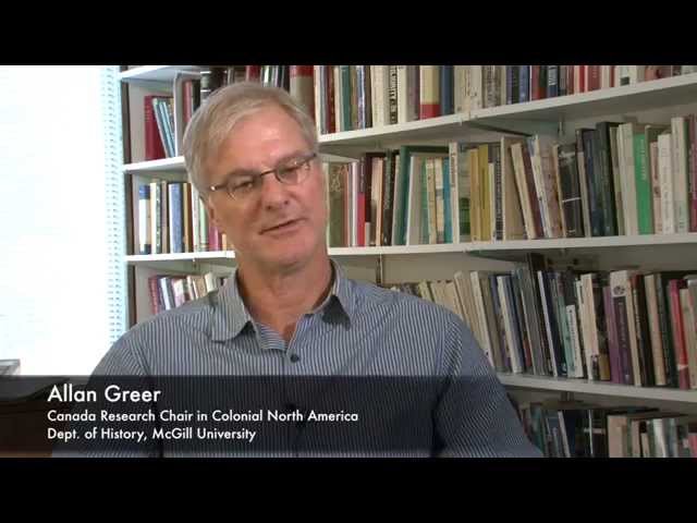 Allan Greer studies land rights and Canada's First Nations