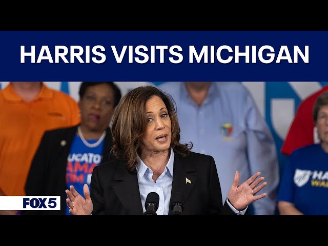 FULL SPEECH: Kamala Harris holds campaign event in Detroit