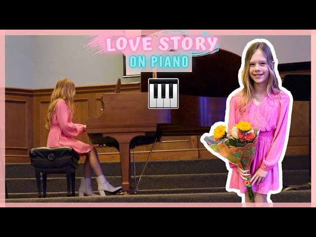 Taylor Swift Love Story on Piano 🎹 | By 10-Year-Old Olivia