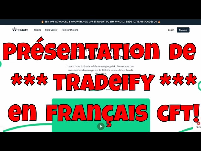 Tradeify Aperçu en Français! Mon programme d'accès direct au financement classé n°1