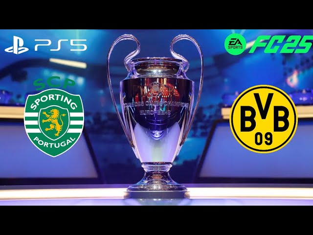 5. 🚀⚽️ FC 25: Sporting CP vs Borussia Dortmund La Simulazione Cruciale! Spareggi Champions League! 🌍