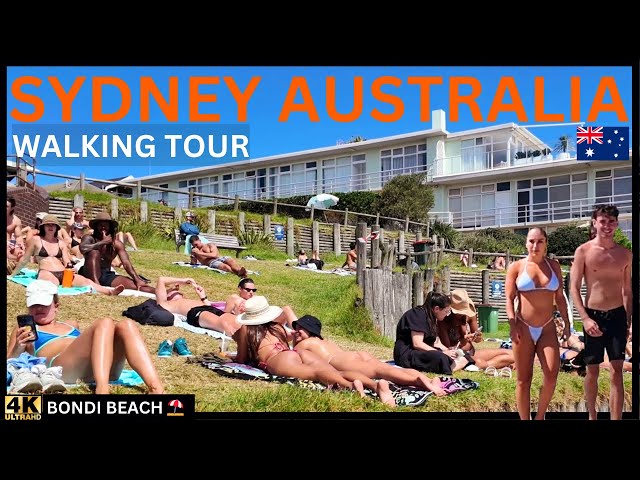 SYDNEY AUSTRALIA VIRTUAL WALKING TOUR | Iconic Bondi Beach 2025 | 4K UHD