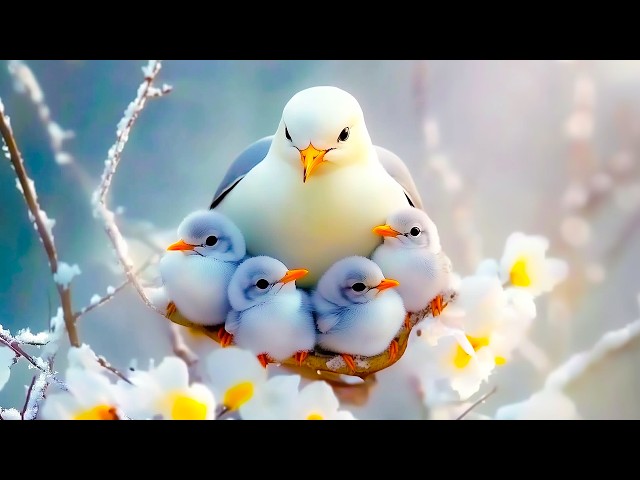 Peaceful Winter Birds ❄️ Relaxing Piano Music to Soothe Emotions and Stop Overthinking 🎵