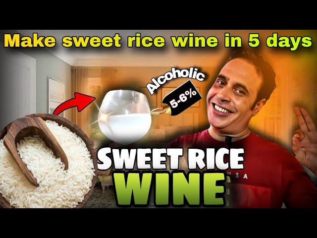 Sweet Rice Wine/ Koji / Sake / Brewing Time 4 to 5 days