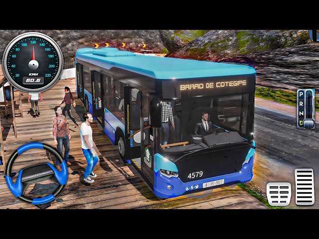 Euro Coach Bus Uphill Driver 3D - Offroad Coach Passanger Trasport Driving - Simulator: PC Gameplay