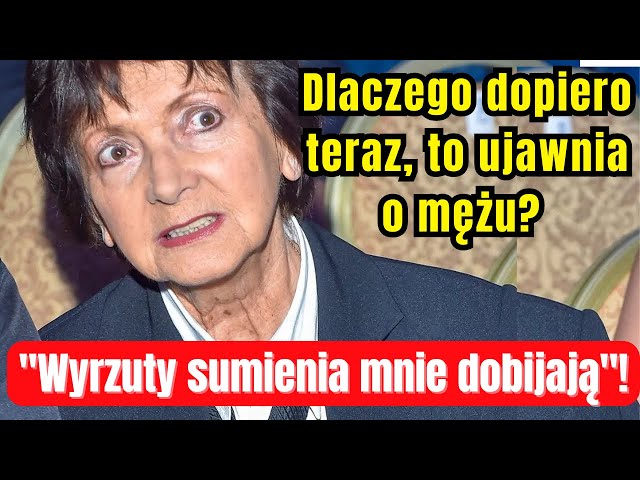 SZOK! Halina Kunicka okrutnie postąpiła z mężem.  Ujawnia dlaczego ma wyrzuty sumienia!