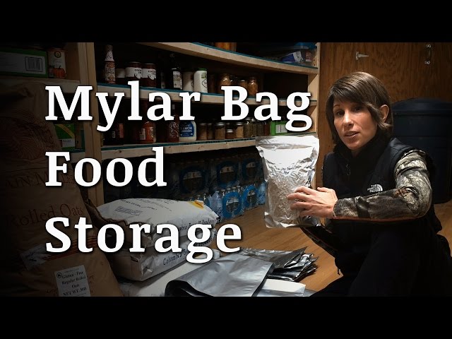 Using Mylar Bags for Food Storage