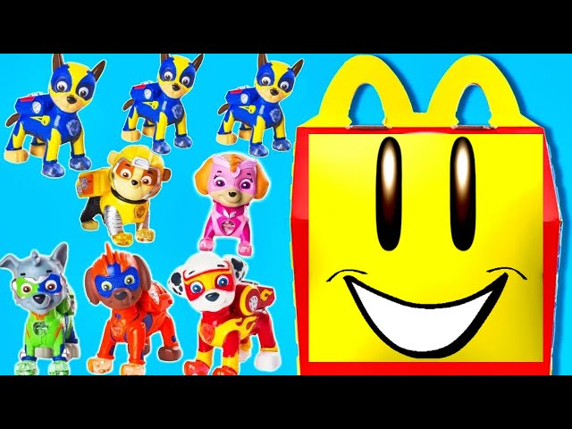 Paw Patrol Mighty Pups Movie Toys Mcdonalds Happy Meal Superhero Toy!