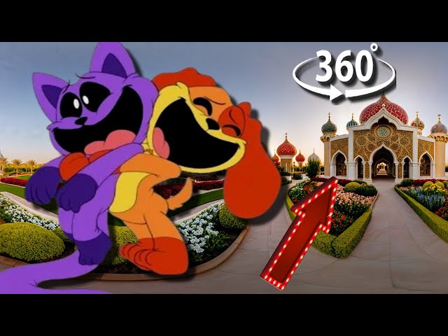 🎪🔍 Find  DogDay x CatNap  in  360° VR  Animation 219 Poppy Playtime Chapter 3