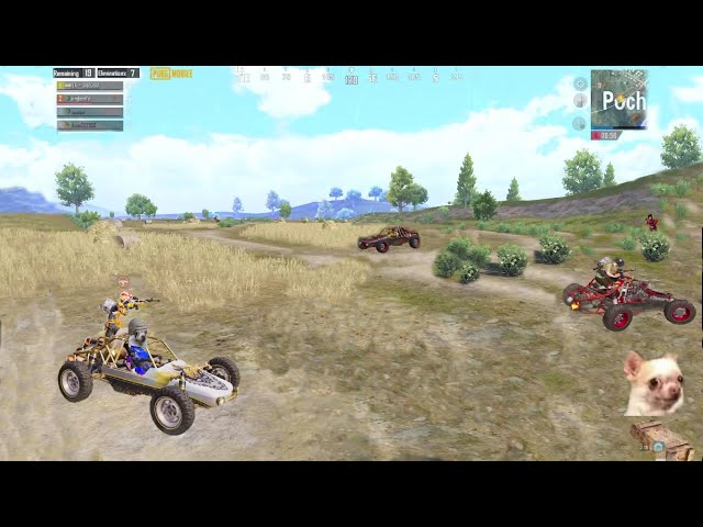 Pro max noob was driving buggy 😱😱 chasing noobs | PUBG MOBILE #shorts #pubgmobile #prankplus