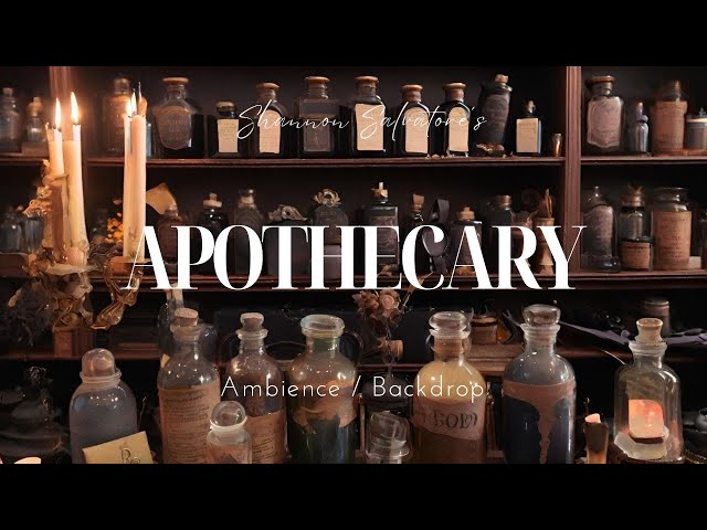 Apothecary Ambience / Backdrop ( Lofi / Soft Music / Calm / Study / Relax )