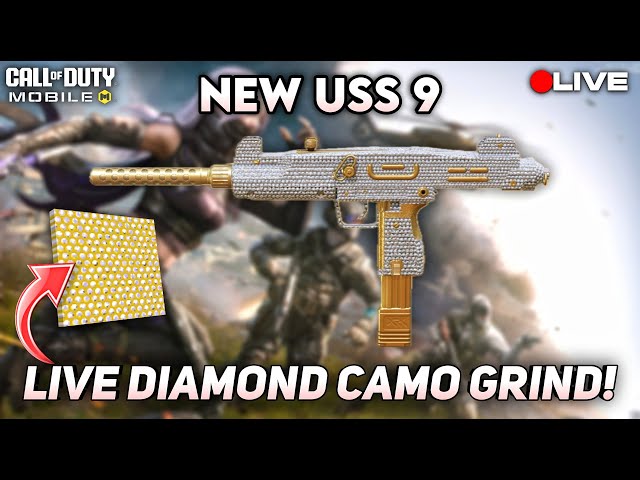 Grinding Diamond camo for the New SMG USS 9| CODM Live