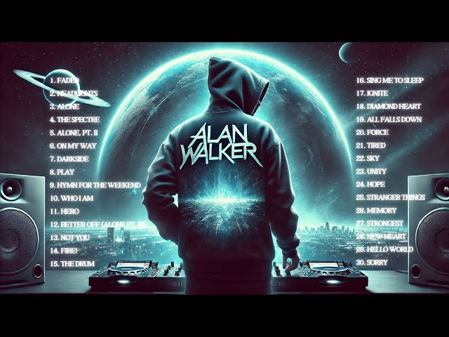 A new mix with echoes, try listening to Alan Walker's standout songs by Music Night