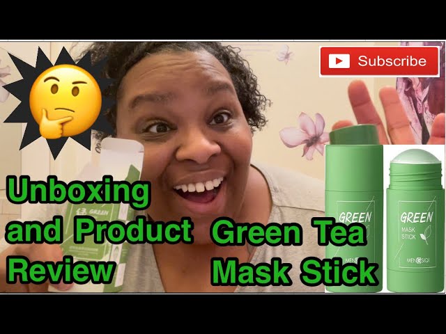 UNBOXING AND PRODUCT REVIEW |DOES THE MAGIC GREEN TEA MASK STICK WORK?