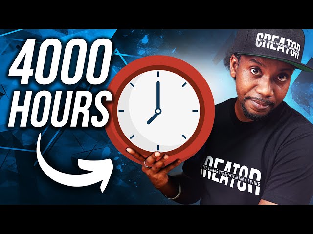 EXACTLY How To Get 4000 HOURS Of Watch Time On YouTube in 2025