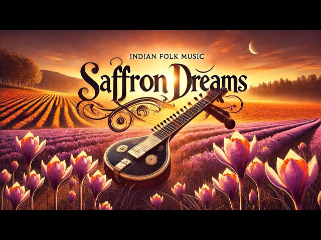 Indian folk music. Indian flute. Meditation music. Saffron Dreams. Instrumental music.