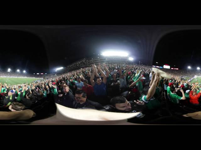 Gear 360 Video - Mexico vs Jamaica 2nd Goal