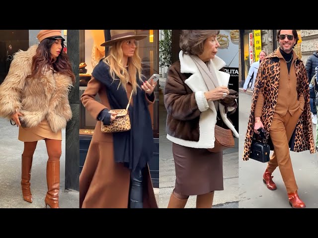 THE BEST ITALIAN OUTERWEAR FOR A CHIC WINTER LOOK | STREET FASHION OF MILAN | LUXURY SHOPPING TRENDS