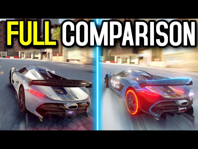 Asphalt 9 (China) VS Asphalt Legends Unite Full Comparison 2024