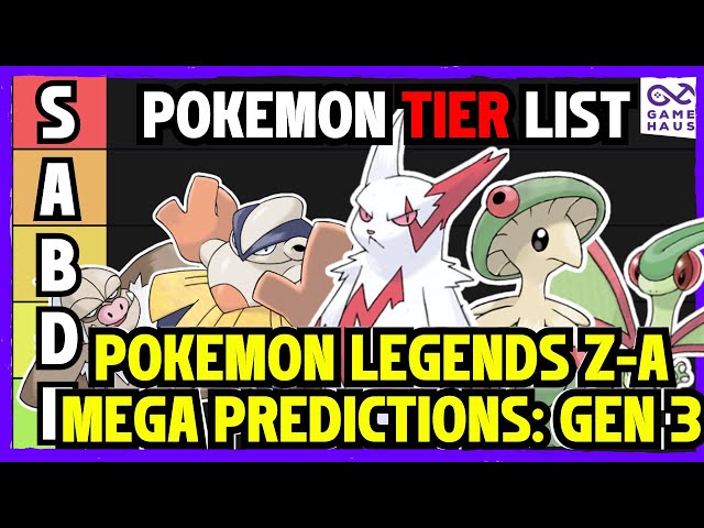 Pokemon Tier Lists: Gen 3 Pokemon to get a Mega Evolution in Legends Z-A |  | Episode 11