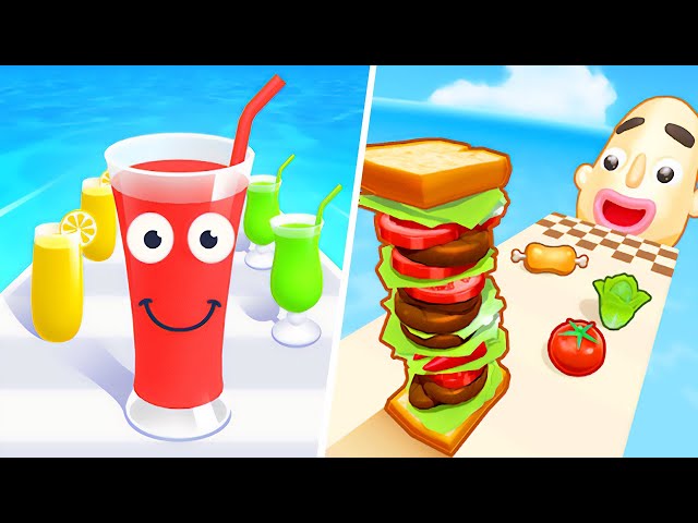 Sandwich Runner Games ... Sandwich Run, Juice Run, Spill It, Help Me Puzzle, Smash to Draw