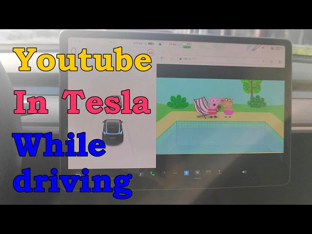 How to play Youtube video in Tesla while driving