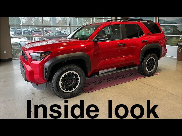 New 2025 Toyota 4Runner TRD OFF Road Turbocharged 4 cylinder that no one wanted