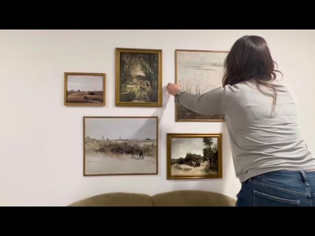 DIY **realistic** Vintage Art Gallery Wall!!