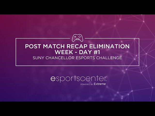 Esports Center: Post Match Recap - Elimination Week, Day #1