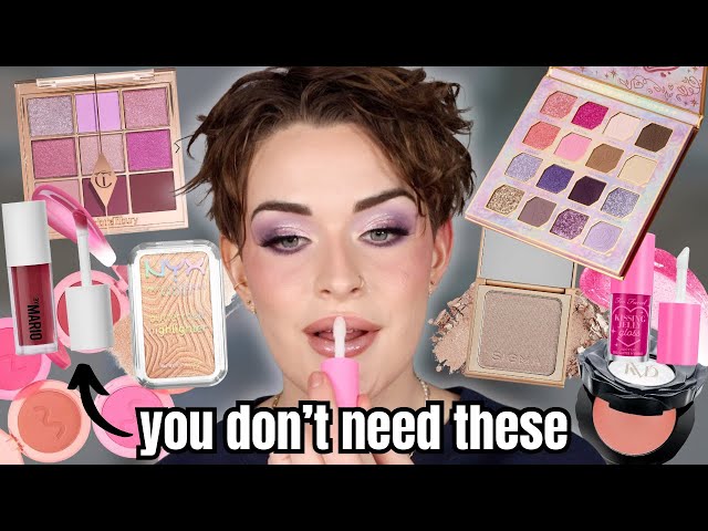 Talking myself OUT of new makeup releases | Shop my stash + Purple eyeshadow tutorial