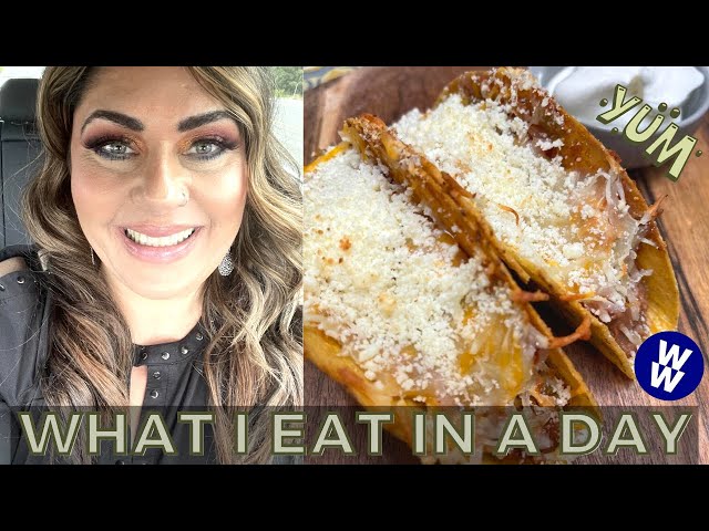 WHAT I EAT IN A DAY ON WW TO LOSE WEIGHT - ✨THE BEST RECIPE......EVER!✨ - WEIGHT WATCHERS!!